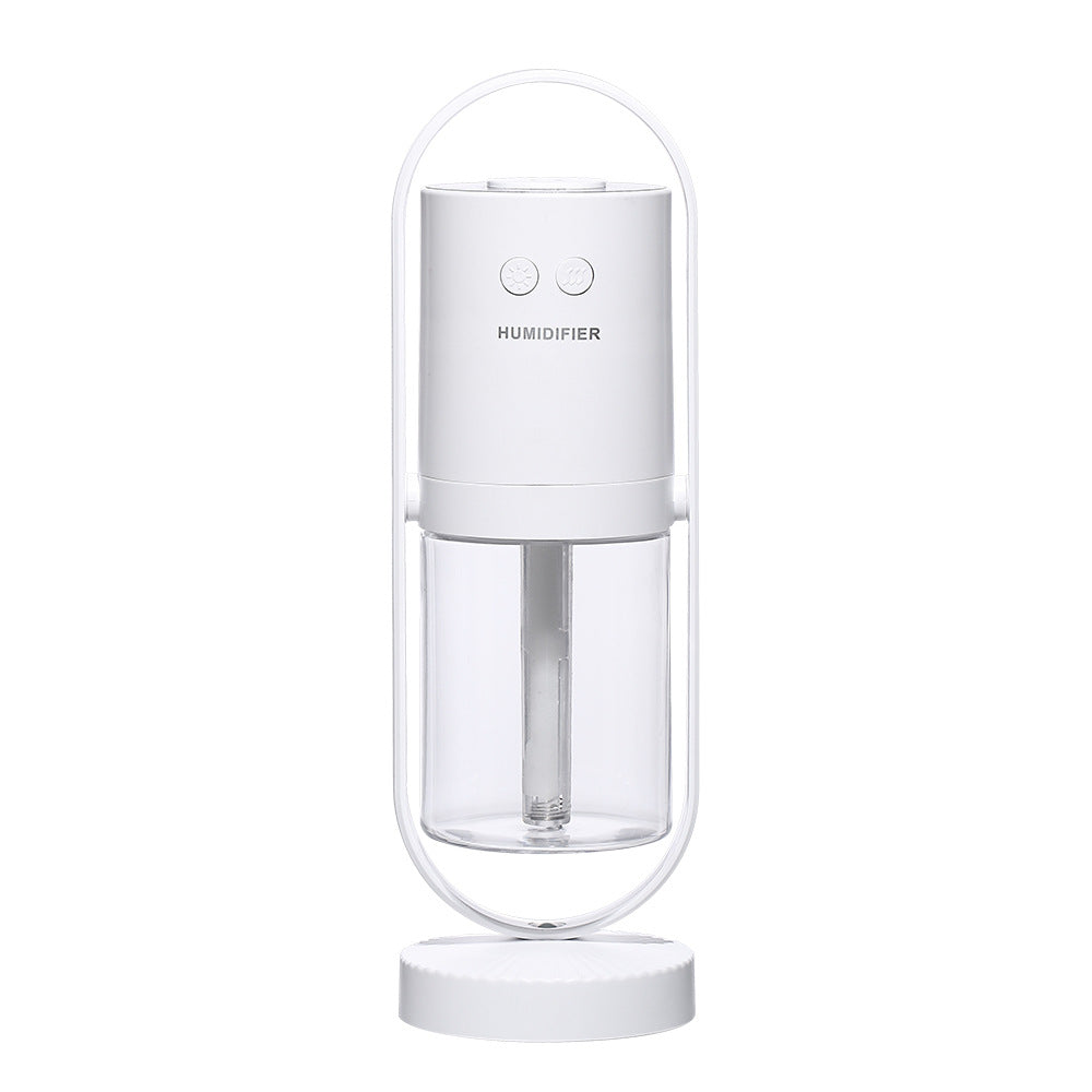 Aurora projection humidifier in white