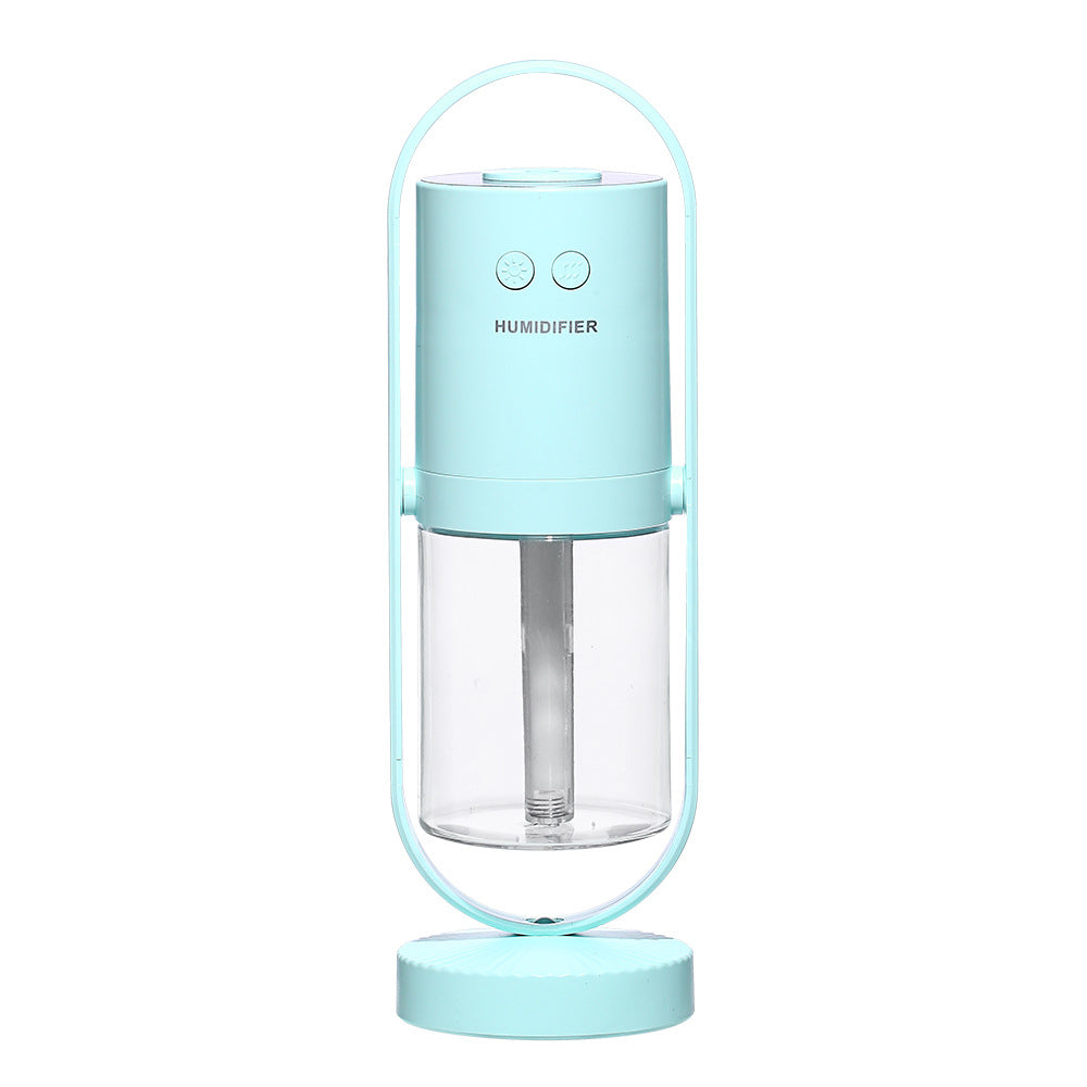 Aurora projection humidifier in blue